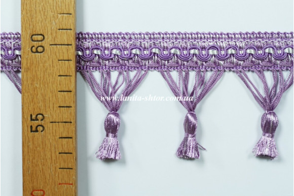 Бахрома для штор BMK сиреневая