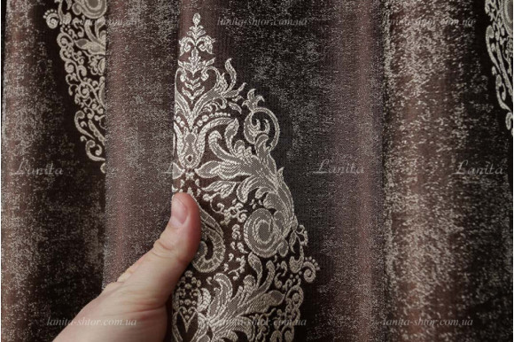 Шторы корона жаккард Bohemia SG-7633