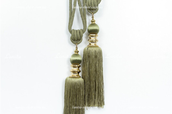 Китиці для штор KHD-6748 зелені