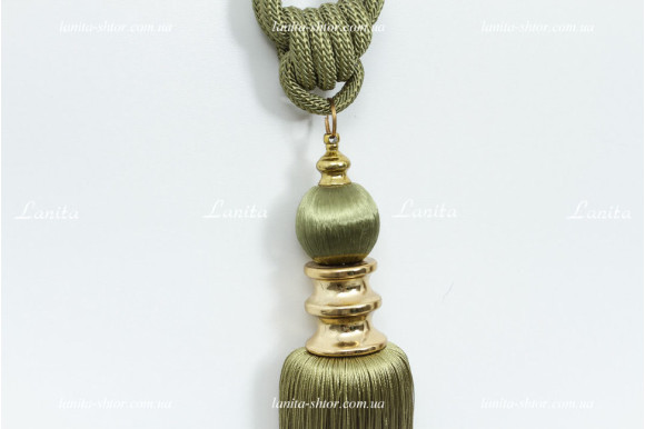 Китиці для штор KHD-6748 зелені