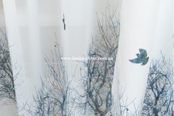 Тюль креп-шифон компаньйон Venza TCK-1258