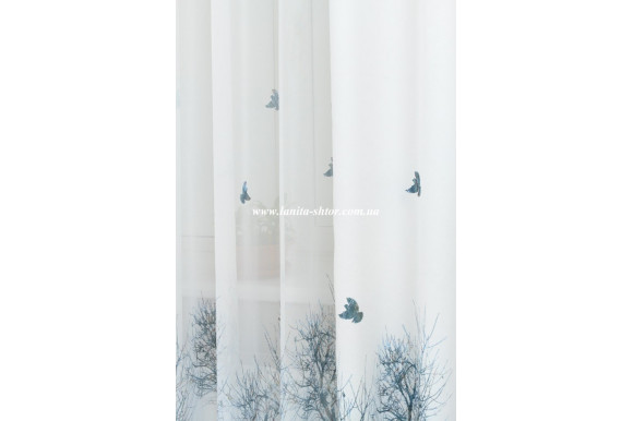 Тюль креп-шифон компаньйон Venza TCK-1258