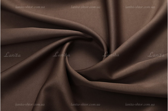 Штори блекаут коричневий Elis SB-1638