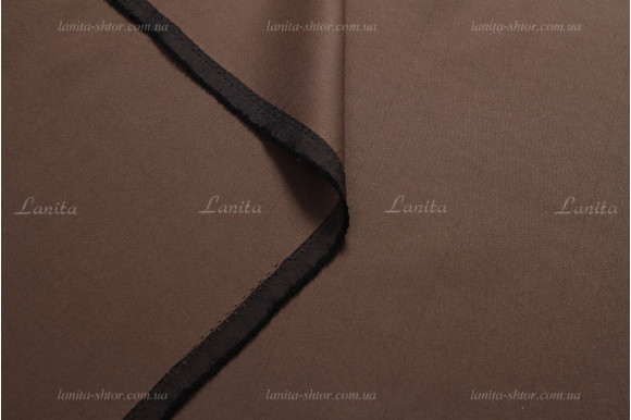 Штори блекаут коричневий Elis SB-1638