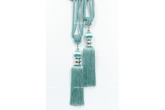 Китиці для штор KHD-6749 бірюзові