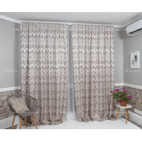 Готовые шторы жаккард Baruti GS-7935 2,65м/2*2,0м