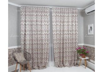 Готовые шторы жаккард Baruti GS-7935 2,65м/2*2,0м