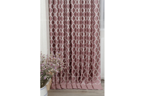 Готові штори жакард-сатин Dupont GS-8035 2,62м/2*2,0м