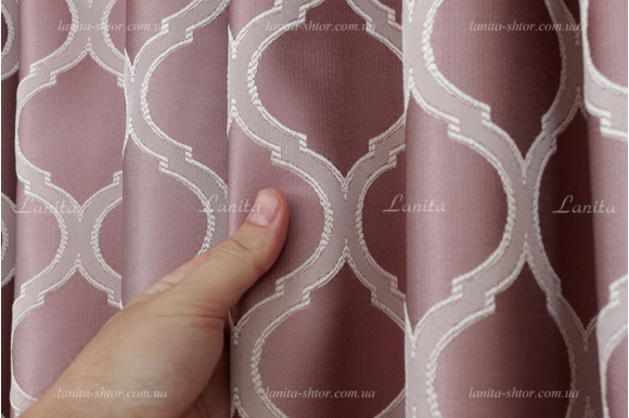 Готові штори жакард-сатин Dupont GS-8035 2,62м/2*2,0м