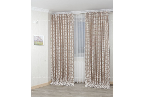 Готовые шторы жаккард-сатин Dupont GS-8036 2,62м/2*2,0м