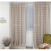 Готовые шторы жаккард-сатин Dupont GS-8036 2,62м/2*2,0м