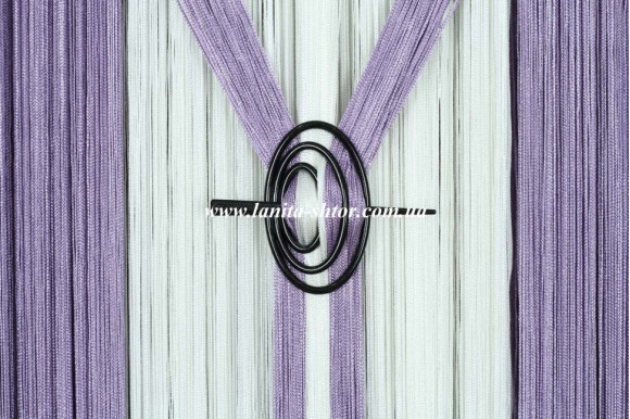 Підхват-шпилька Овал чорний