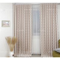 Готовые шторы жаккард-сатин Dupont GS-8037 2,62м/2*2,0м