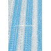 Штори нитки веселка спіраль біло-блакитні