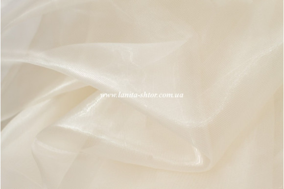 Тюль органза структурка молочна D