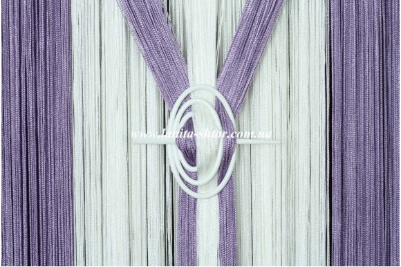 Підхват-шпилька Овал білий