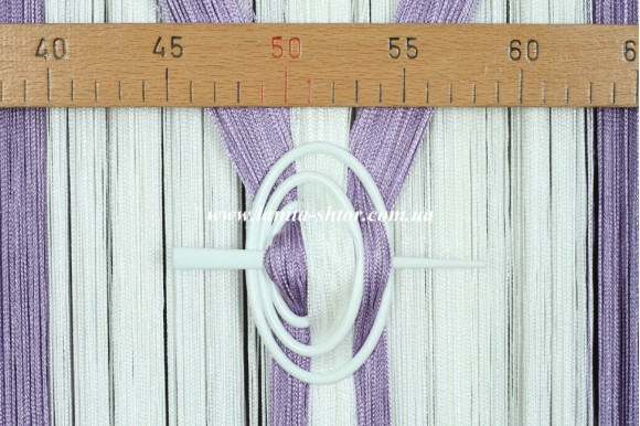 Підхват-шпилька Овал білий