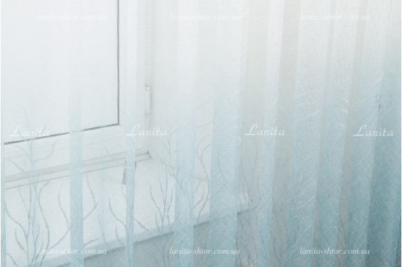 Тюль жаккард омбре Jordan TGR-1890