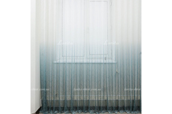 Тюль жаккард омбре Jordan TGR-1890