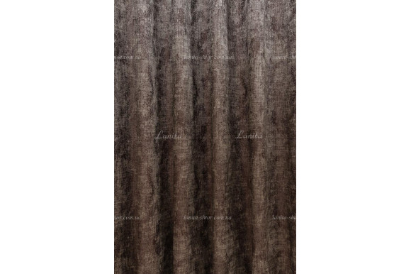Готова штора жаккард Foreo 7448 коричнева 2,56м/1*2,4м