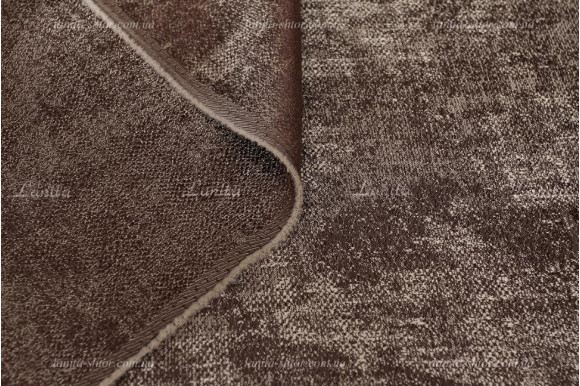 Готова штора жаккард Foreo 7448 коричнева 2,56м/1*2,4м