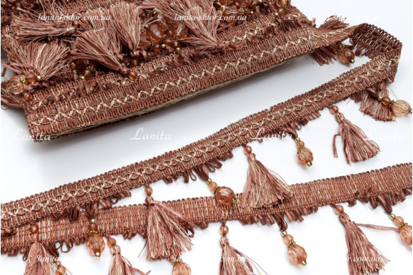 Бахрома для штор BHB коричнева