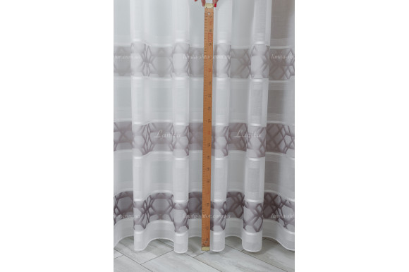 Готовий тюль льон-жакард Milani GT-7641 2,50м /6,0м