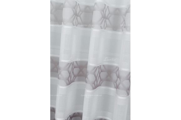 Готовий тюль льон-жакард Milani GT-7641 2,50м /6,0м