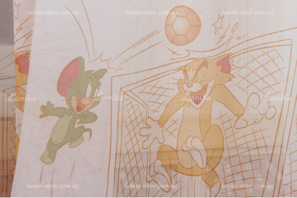 Тюль в дитячу Tom & Jerry-YW