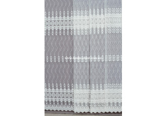 Тюль фатин молочный Solar 1196-02 отрез 6,75 метра