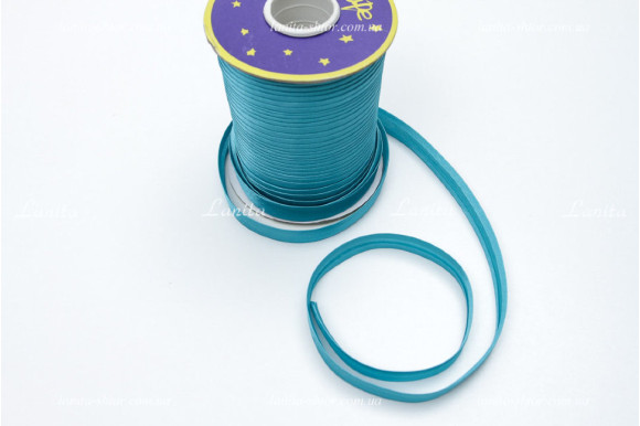 Косая бейка бирюзовая