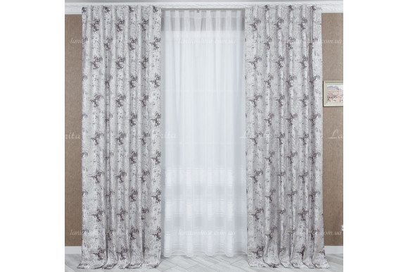Готові штори жакард Marion GS-7643 2,65м/2*1,5м