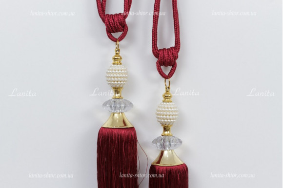 Кисти для штор KGA-6755 вишневые