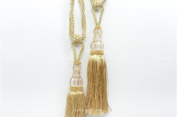 Китиці для штор KGS-6852 жовто-золотисті