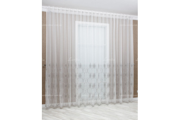 Тюль микросетка лен Ajoure TSL-2052