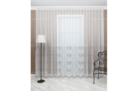 Тюль микросетка лен Ajoure TSL-2052