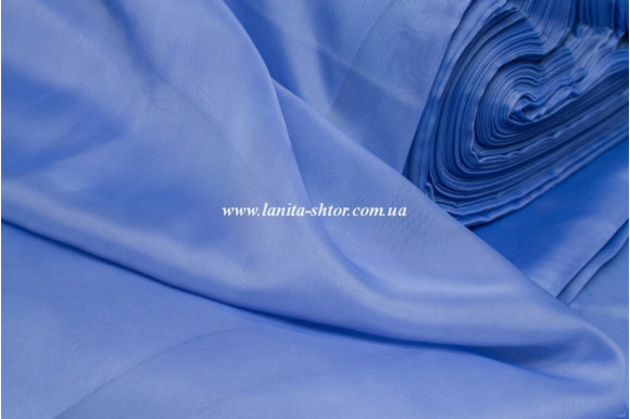 Шифон синий Т-48