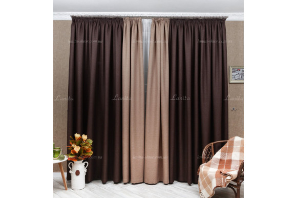 Шторы рогожка Jade SRG-296