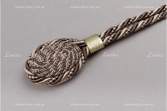 Магнит для штор Джут 7946 коричневый