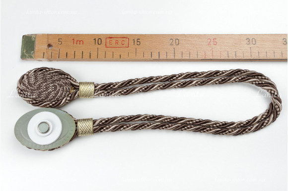 Магнит для штор Джут 7946 коричневый