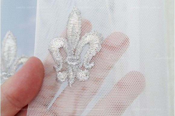 Готовый тюль грек фатин Albiva GT-8147 2,50м/5,0м