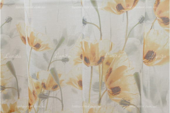 Готовый тюль лен Flavia GT-02161 2,50м/3,0м Готовый тюль лен Flavia GT-02161 2,50м/3,0м