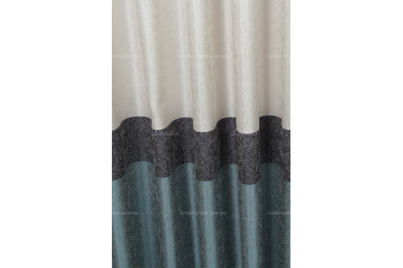 Штори жакард з купоном Ameli SGZ-8248