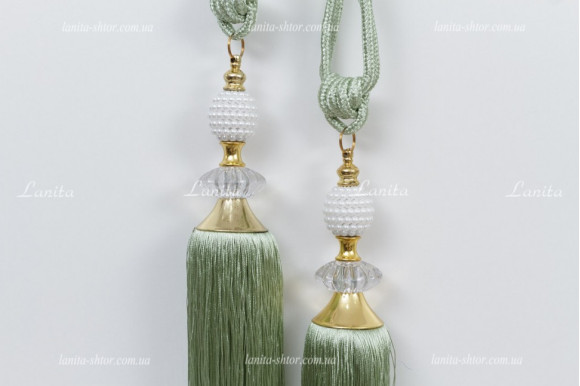 Кисти для штор KGA-6759 салатовые