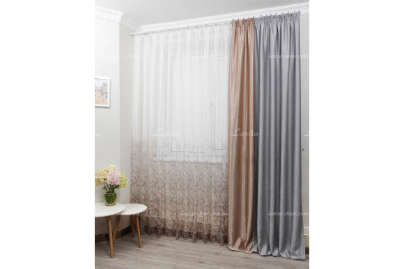 Готова штора блекаут/велюр 2,70м*1,75м