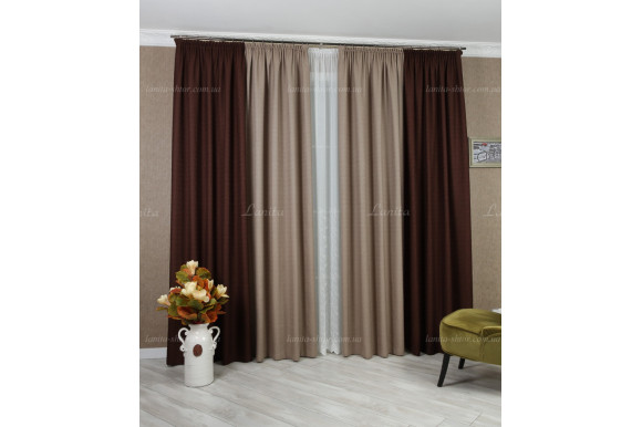 Шторы лен Landor SLD-2163