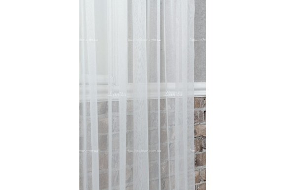 Готовый тюль микросетка лен GT-7649 2,50м/6,0м