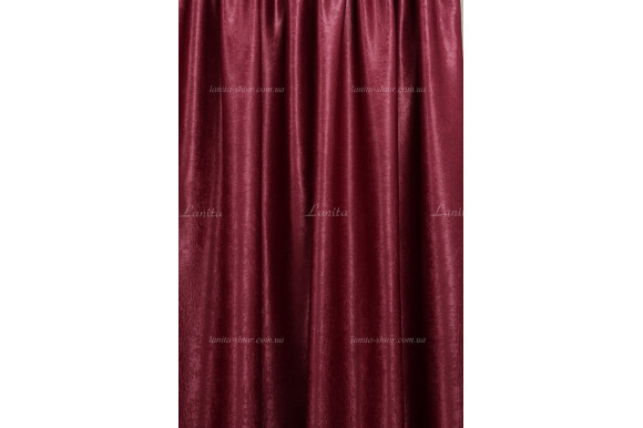 Блекаут однотонний бордовий
