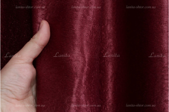 Блекаут однотонний бордовий