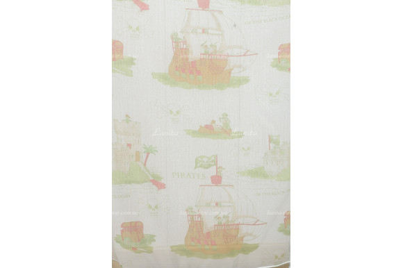 Тюль в детскую Pirates-03